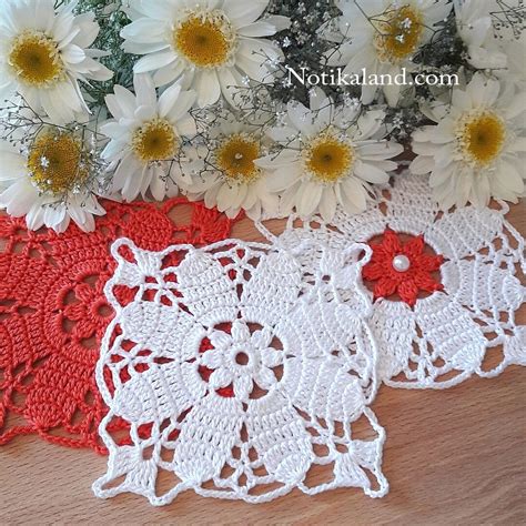 Notikaland Crochet Easy Flower Square Motif