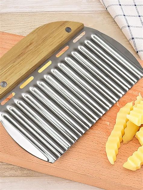 Kitchen Potato Wave Cutter Potato Chip Slicer Household Vegetable