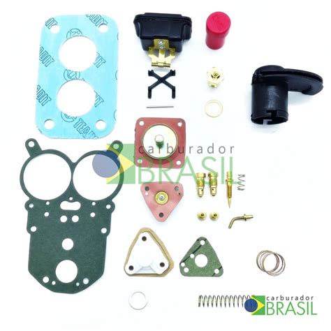 Kit De Reparos Parcial Para Carburador Solex H 34 SEIE Opala Caravan