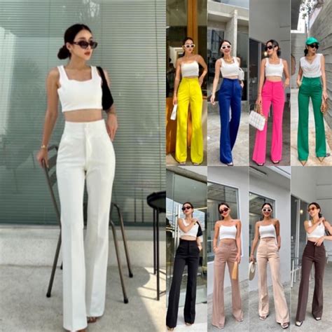 𝕋𝕙𝕖 𝑺𝒊𝒎𝒑𝒍𝒆 ˢᵗʸˡᵉ So Hot 2 buttons pant ขนพระ คอดรปแลวไมตองอานแคปชน Lazada