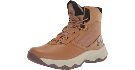 Under Armour Leather Stellar G2 6 Lace Up Military And Tactical Boot In Brown For Men Lyst