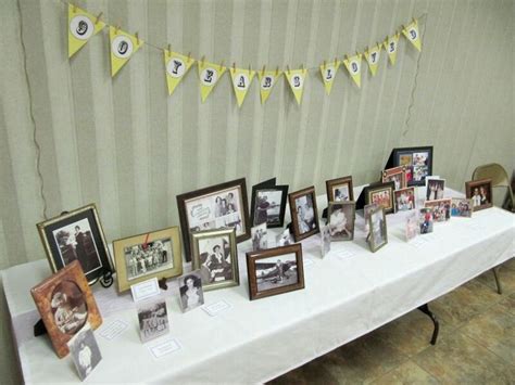 90th Birthday Party Photo Table Idea From Our Successful Party