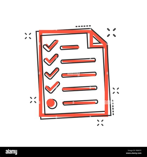 Checklist cartoon hi-res stock photography and images - Alamy