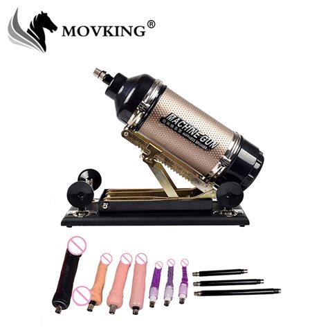 MOVKING Cannon Thrusting Sex Machine With 10 Attachments Automatic Love