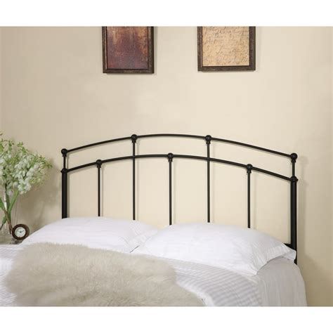 Full/Queen Metal Arched Headboard Black - Walmart.com - Walmart.com