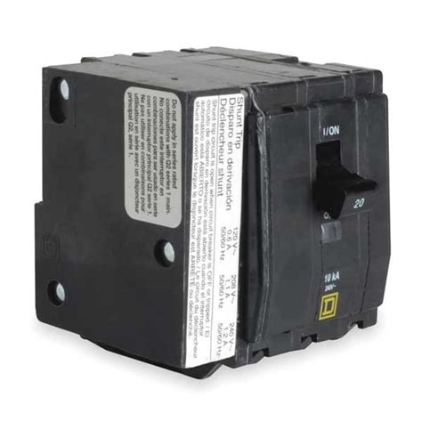 SQUARE D 20A 3 Pole Miniature Circuit Breaker QO 120 240V AC