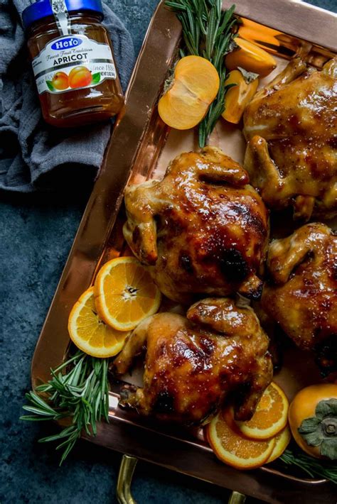 Apricot Glazed Cornish Game Hens Platings Pairings