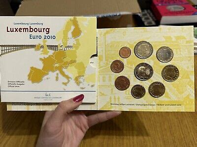 Luxemburgo Euro Set Serie 9 Monedas 2010 Brilliant Uncirculated Q6 EBay