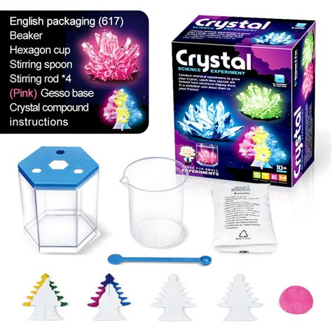 Science Kits for Kids, Jumbo Crystal Growing Kit, Grow Crystals Within ...