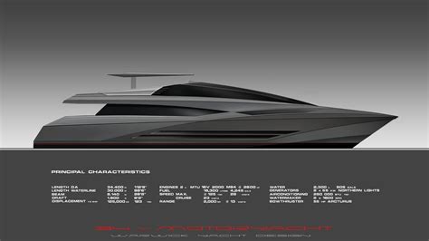 W 34m Motoryacht Warwick Yacht Design