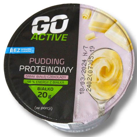 PUDDING PROTEINOWY BIAŁA CZEKOLADA GO ACTIVE 200 g Dobre Ceny