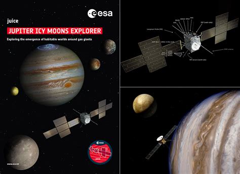 Esa Details Mysteries That The Jupiter Icy Moons Explorer Juice