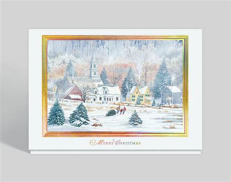 Christmas Village Card, 307591 | The Gallery Collection