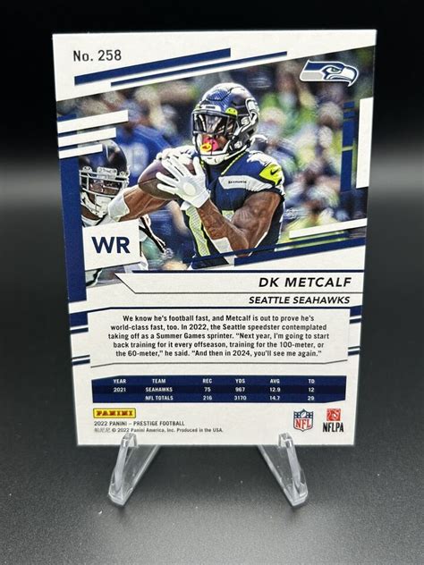 Panini Prestige Dk Metcalf Xtra Points Diamond Parallel Seattle