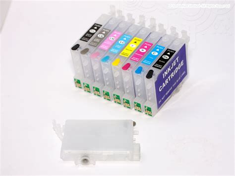 R Refillable Cartridge Set Empty