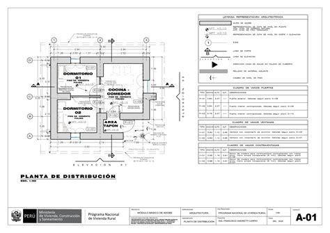 Planos De Viviendas Rurales Del Programa Nacional De Vivienda Rural Ppt