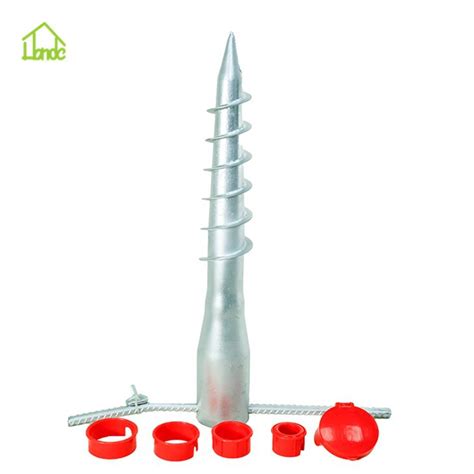 China Hot Dip Galvanization Screw Pile Foundation System Manufacturers