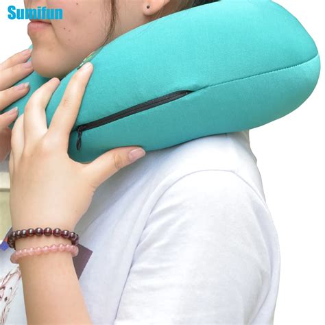 New Neck Massager U Shape Pillow Electric Travel Nap Memory Pillow ...