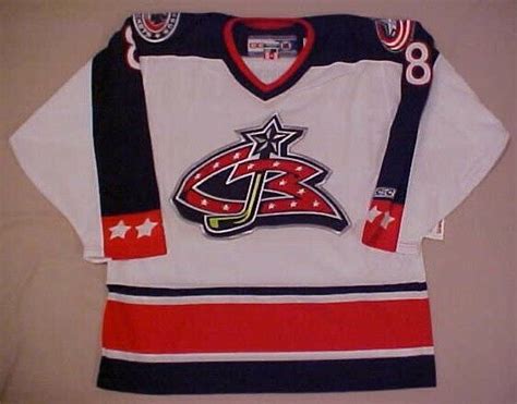 Nhl Geoff Sanderson Columbus Blue Jackets Ccm Hockey Jersey New Wtags