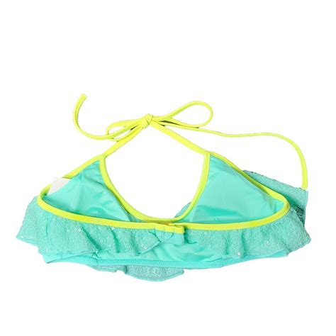 Victoria S Secret Sequin Swimsuit Bikini Top Women S Depop