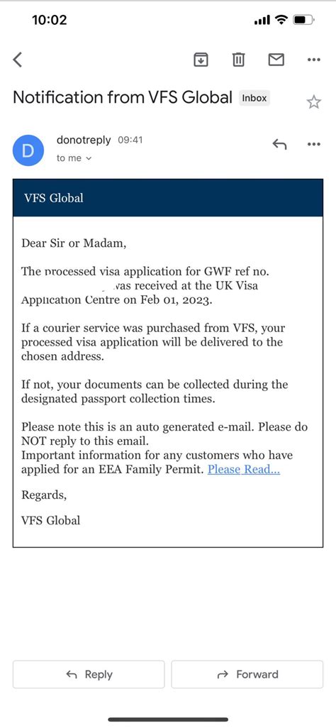Does this e-mail mean my passport is ready for collection? : r/ukvisa