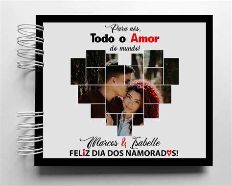 Álbum De Fotos Scrapbook Namorados Presente Romântico No Elo7 Viva O Amor Ateliê 122722c