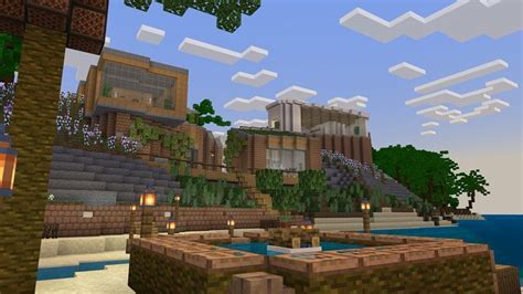 Island Mansion Retreat By Nitric Concepts Minecraft Marketplace Map