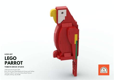 Lego Moc Lego Parrot Upscaled By Chungpo Cheng Rebrickable Build With Lego