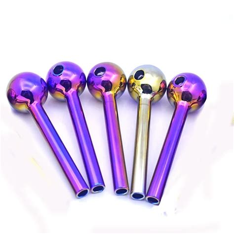 Rainbow Glass Oil Burner Pipe Sweet Puff Smoking Water Pipe