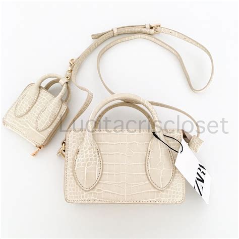 Bolsa Zara Branca Mini Tiracolo Blusa Feminina Zara Nunca Usado