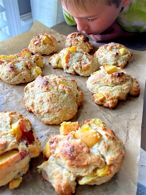 Peach Scones With Sourdough Starter Chelsea Young