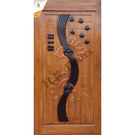 Exterior Hinged Designer Burma Teak Wood Door At Best Price In