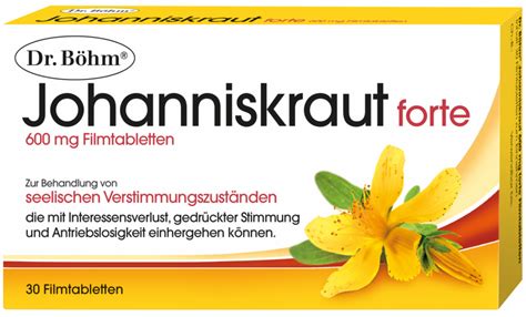 Dr Böhm Johanniskraut 600 Mg Forte Filmtabletten Kaufen Valsona At