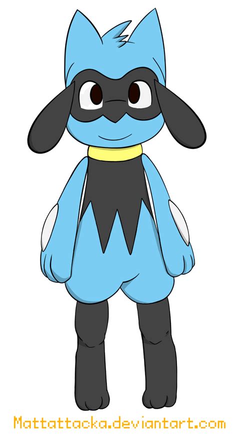 Cute Transparent Riolu Drawing by Mattattackarts on DeviantArt