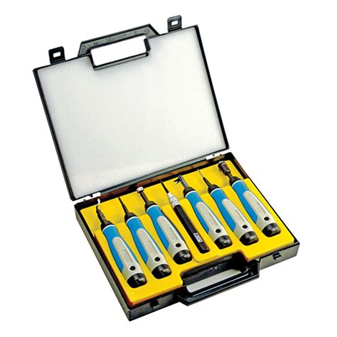 Noga SP7700 Deburring Process with Comprehensive 7pc Tool Set