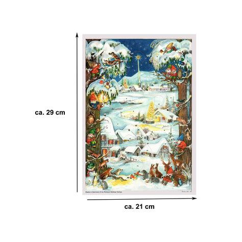 Adventskalender Winterliches Dorf Adventkalender Adventskalender