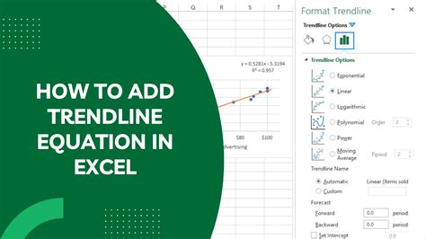 How To Add Trendline Equation In Excel A Comprehensive Guide Earn And Excel