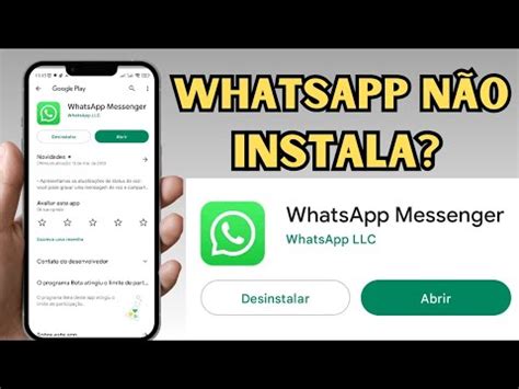 Não Consigo Baixar o WhatsApp na PLAY STORE RESOLVIDO YouTube