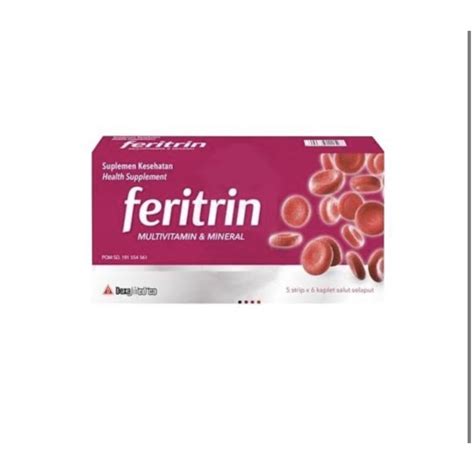 Jual Feritrin Fc Box Isi 30 Suplemen Zat Besi Untuk Anemia Dan Ibu Hamil Shopee Indonesia