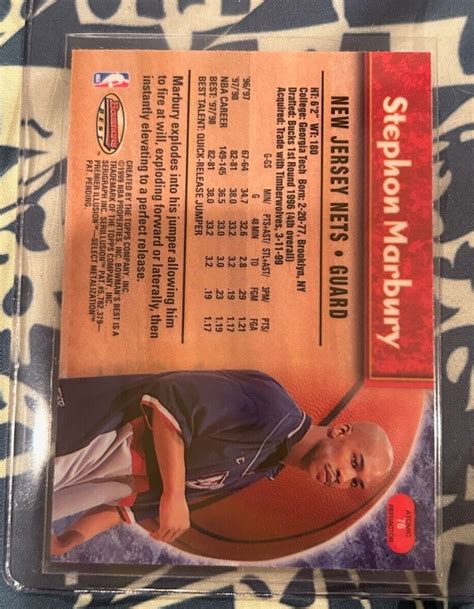 Bowman S Best Atomic Refractor Stephon Marbury Ssp No