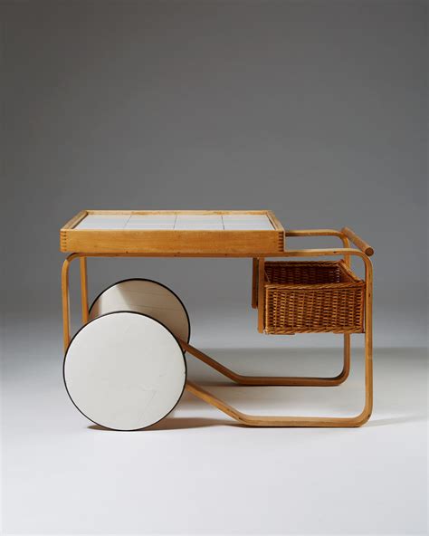 Tea Trolley Model Designed By Alvar Aalto For Artek Modernity