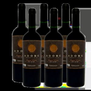 Caixa Unidades Vinho Adobe Reserva Org Nico Edi O Limitada Red Blend