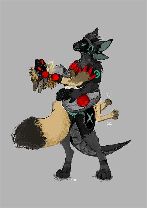 Rule 34 Anthro Brown Body Digital Media Artwork Duo Fur Hyaenid Hyenid Species Jeffusherb