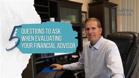 Is My Advisor Doing A Good Job 5 Questions To Ask When Evaluating Your Financial Advisor Youtube