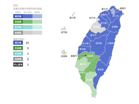 台灣九合一大選 各縣市當選首長一覽 市長 縣長 選舉 大紀元