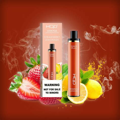 Strawberry Watermelon HQD Cuvie Plus Disposable Vapes