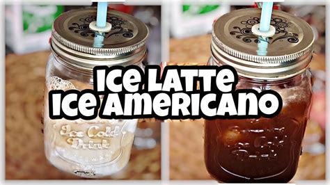 ICE LATTE ve ICE AMERICANO YAZA YAKIŞIR YAPIMI OLDUKÇA BASİT SOĞUK