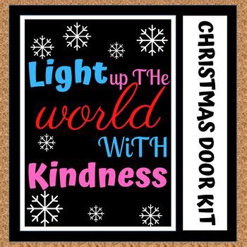 Merry Christmas Bulletin Board Ideas Light Up The World With Kindness