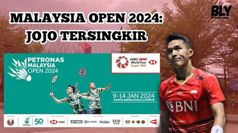 Malaysia Open Jonatan Christie Tersingkir Di Babak Besar