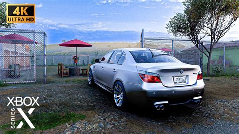 BMW M5 E60 Forza Horizon 5 Ultra Graphics Xbox Series X 4K 60fps